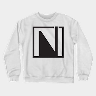 Geometric black and white modern Crewneck Sweatshirt